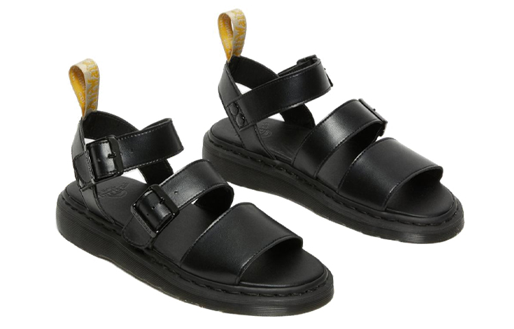 Shop Dr. Martens Vegan Sandal 'Unisex Black' 25517001