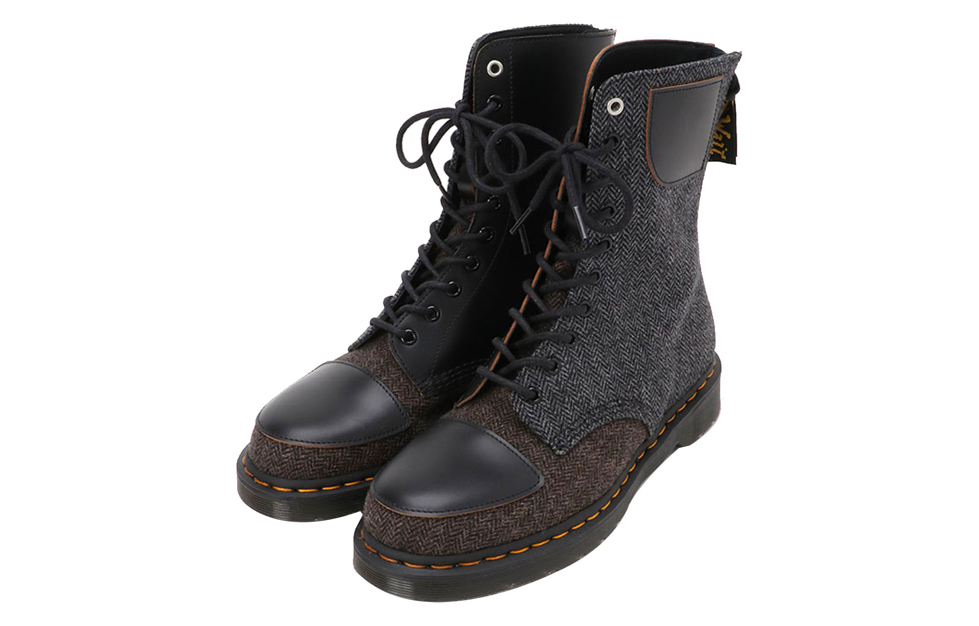 Dr. Martens Y's Dr. Martens 10-Hole Lace-Up Mid-Top Leather Boots 'Dark Brown' 圖 2