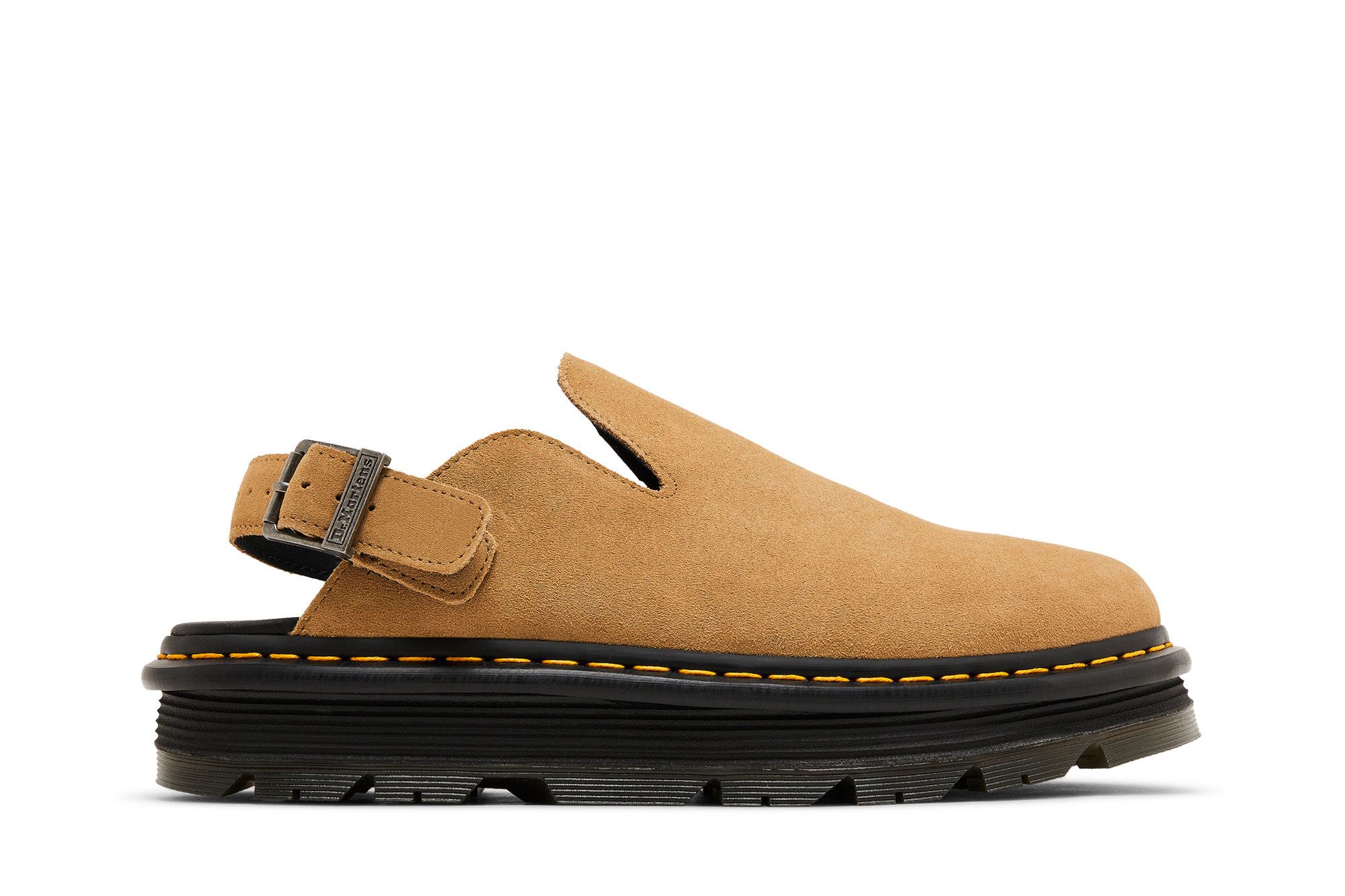 Dr. Martens Zebzag Suede Slingback Platform Mule 'Savannah Tan' 31737439
