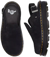 Purchase Dr. Martens Zebzag 麂皮後帶厚底穆勒鞋「黑色」 31657001