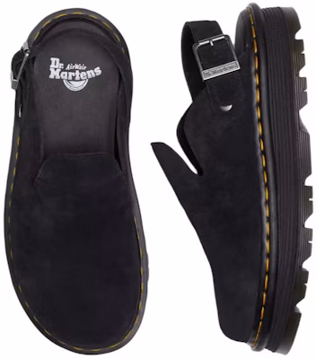 Dr. Martens Zebzag 麂皮後帶厚底穆勒鞋「黑色」 31657001 Purchase Dr. Martens Zebzag 麂皮後帶厚底穆勒鞋「黑色」 31657001
