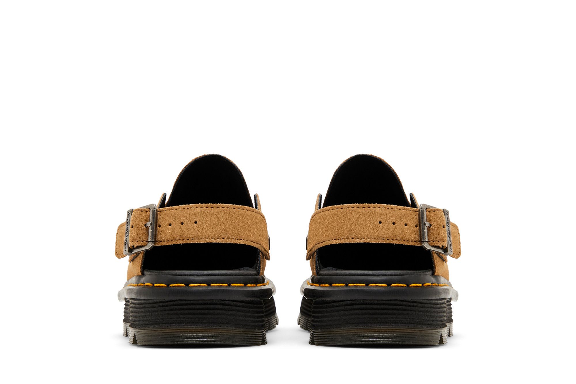 Details for Dr. Martens Zebzag Suede Slingback Platform Mule 'Savannah Tan' 31737439
