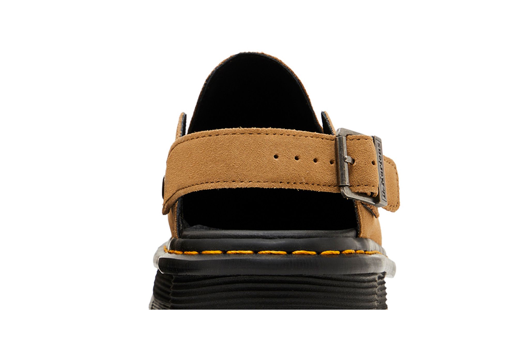 Sizing Dr. Martens Zebzag Suede Slingback Platform Mule 'Savannah Tan' 31737439