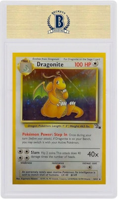 1999年寶可夢集換式卡牌遊戲化石系列 #4/62 閃光快龍 Order 1999年寶可夢集換式卡牌遊戲化石系列 #4/62 閃光快龍