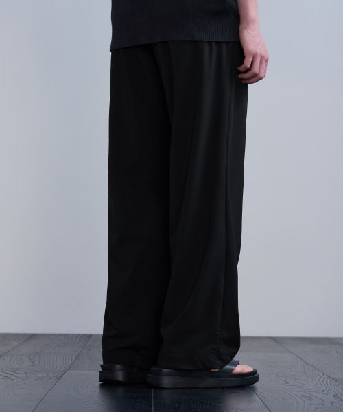 Lookbook DRAW FIT [Fashion Planet X Draw Fit] Cooling Relaxed Wide Banding Pants [BLACK] DFPT4206BK