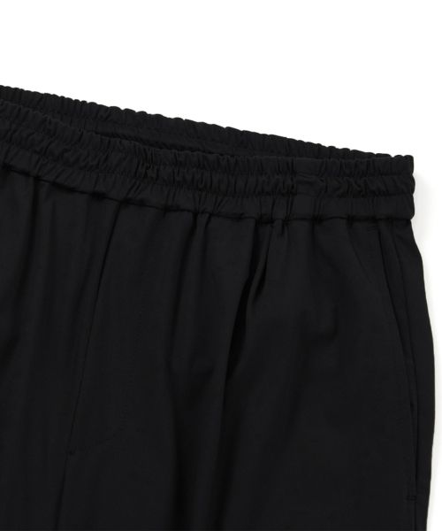 Details for DRAW FIT [Fashion Planet X Draw Fit] Cooling Relaxed Wide Banding Pants [BLACK] DFPT4206BK