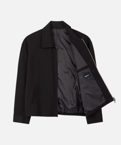 Purchase Draw Fit Dove Wool Blouson Jacket [Black] DFJK5392BK
