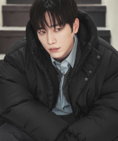 Order Draw Fit Minimal Huron Hooded Down Jacket [BLACK] DFJK4490BK