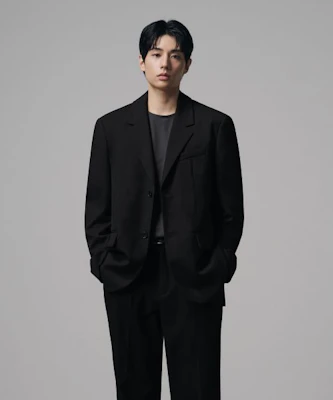 Draw Fit 宽松版 Dove 羊毛西装外套【黑色】 DFJK5391BK Lookbook Draw Fit 宽松版 Dove 羊毛西装外套【黑色】 DFJK5391BK