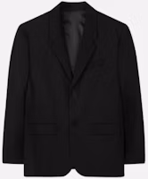 Shop Draw Fit 宽松版 Dove 羊毛西装外套【黑色】 DFJK5391BK