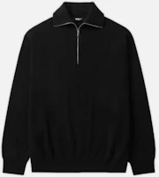 Sizing Draw Fit 寬鬆版半拉鍊翻領羊毛針織毛衣【5色】 DFKN5391