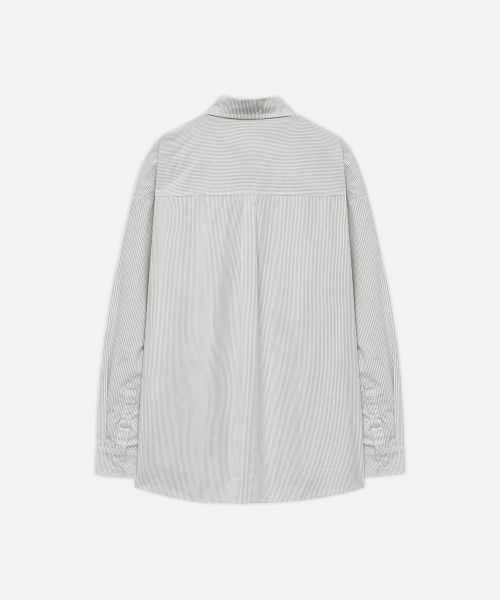 Purchase Draw Fit Tidy Minimal Striped Shirt [WHITE] DFSH4304WH