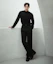 Buy DRAW FIT 宽松双褶束带休闲裤【黑色】 DFPT0006BK