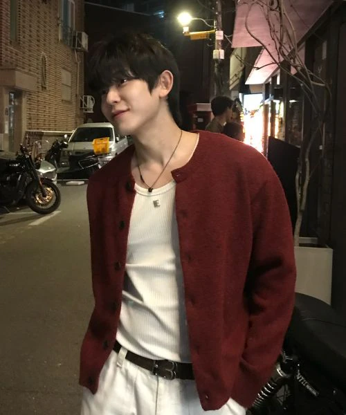 draw-fit-urban-wool-crop-knit-cardigan-red-dfkn-5102-re