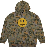Drew House Camouflage Hoodie Green Fleece Long Sleeve Sweatshirt. DH-F31121-MCCO Drew House Camouflage Hoodie Green Fleece Long Sleeve Sweatshirt. DH-F31121-MCCO