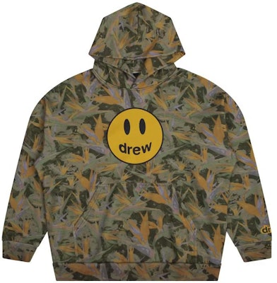 Drew House 迷彩连帽衫 绿色抓绒长袖卫衣 DH-F31121-MCCO Order Drew House 迷彩连帽衫 绿色抓绒长袖卫衣 DH-F31121-MCCO