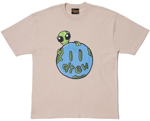 Drew House Allen The Alien S/S Tee Beige Buy Drew House Allen The Alien S/S Tee Beige