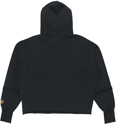 Drew House Hoodie Hitam Logo Alphabet Deconstructed Unisex Pullover. DR-SS21-63 Lookbook Drew House Hoodie Hitam Logo Alphabet Deconstructed Unisex Pullover. DR-SS21-63