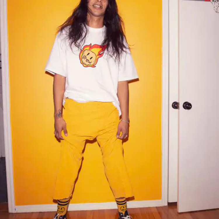 Purchase Drew House 小行星男女款白色T恤 DR-SS20-69