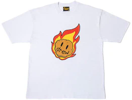 Order Drew House Astroid Smile Cartoon Logo Tee Blue Unisex Short Sleeve Shirt. DR-SS21-140
