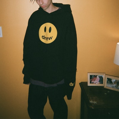 Sudadera Unisex Negra Drew House Gráfico Smiley Patchwork. DR-FW20-92 Shop Sudadera Unisex Negra Drew House Gráfico Smiley Patchwork. DR-FW20-92