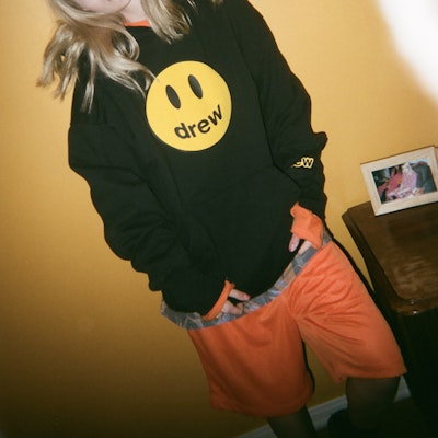 Sudadera Unisex Negra Drew House Gráfico Smiley Patchwork. DR-FW20-92 Purchase Sudadera Unisex Negra Drew House Gráfico Smiley Patchwork. DR-FW20-92