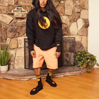 Cheap Drew House Black Unisex Smiley Patchwork Graphic Hoodie DR-FW20-92