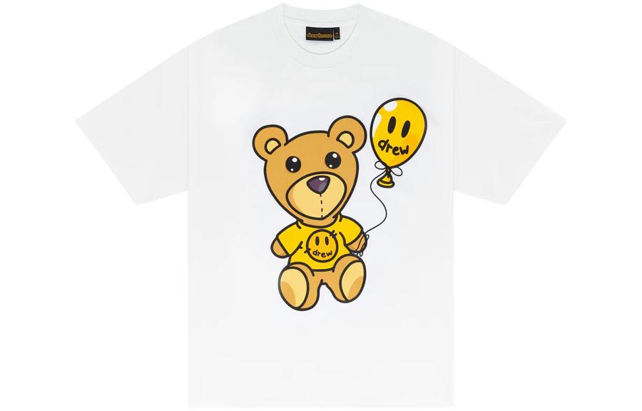 Drew House Cartoon Balloon Bear Crewneck T-Shirt White DR-SS23-220