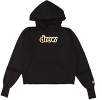 Drew House Deconstructed Gold Chinese Exclusive Fleece Sweatshirt Black Unisex DR-SS20-036 Drew House Deconstructed Gold Chinese Exclusive Fleece Sweatshirt Black Unisex DR-SS20-036