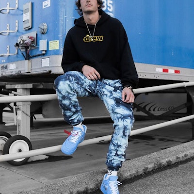 Drew House 解构金色中国限定款黑色男女同款抓绒卫衣 DR-SS20-036 Purchase Drew House 解构金色中国限定款黑色男女同款抓绒卫衣 DR-SS20-036