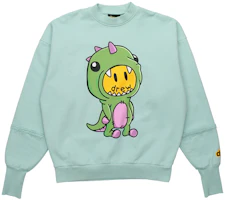 Drew House Dinodrew Deconstructed Crewneck Dinosaur Sweatshirt Mint Green Unisex DR-SS20-003 Drew House Dinodrew Deconstructed Crewneck Dinosaur Sweatshirt Mint Green Unisex DR-SS20-003