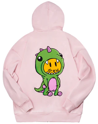 Drew House 恐龍拉鍊連帽衣 男女款卡通刷毛外套 DR-SS20-002 Order Drew House 恐龍拉鍊連帽衣 男女款卡通刷毛外套 DR-SS20-002