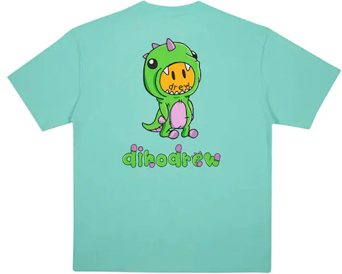 Drew House Dinosaur Series FW22 Cartoon Logo Print Green Unisex T-Shirt DR-FW22-213 Buy Drew House Dinosaur Series FW22 Cartoon Logo Print Green Unisex T-Shirt DR-FW22-213
