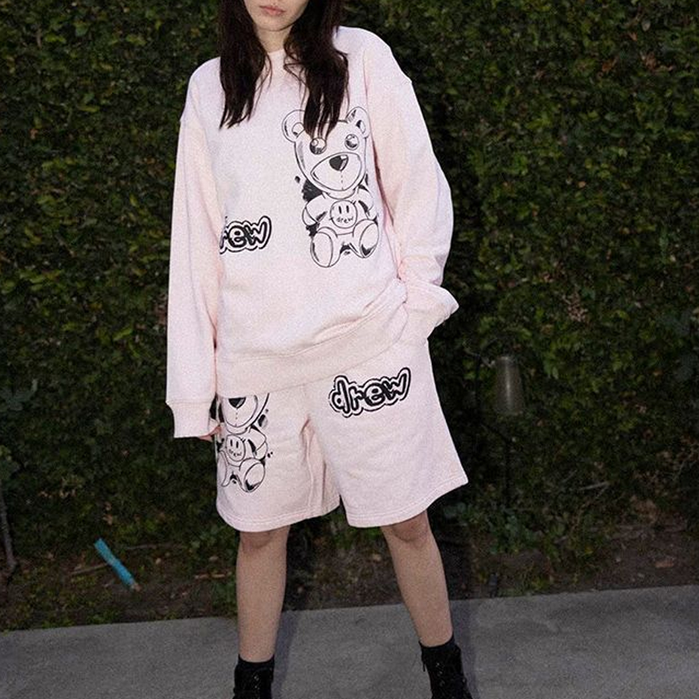 Purchase Drew House 彈性腰圍字母短褲 淡粉 男女適用 DH-VF521-STPP