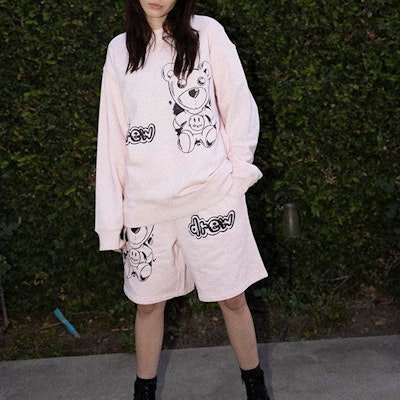 Drew House 彈性腰圍字母短褲 淡粉 男女適用 DH-VF521-STPP Purchase Drew House 彈性腰圍字母短褲 淡粉 男女適用 DH-VF521-STPP