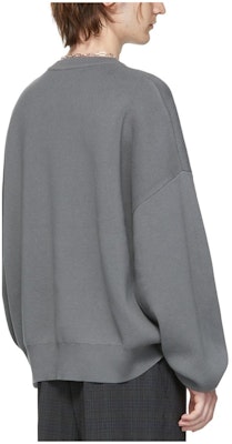 Drew House 表情标志提花针织毛衣 灰色 男款. DR-SS22-181 Lookbook Drew House 表情标志提花针织毛衣 灰色 男款. DR-SS22-181