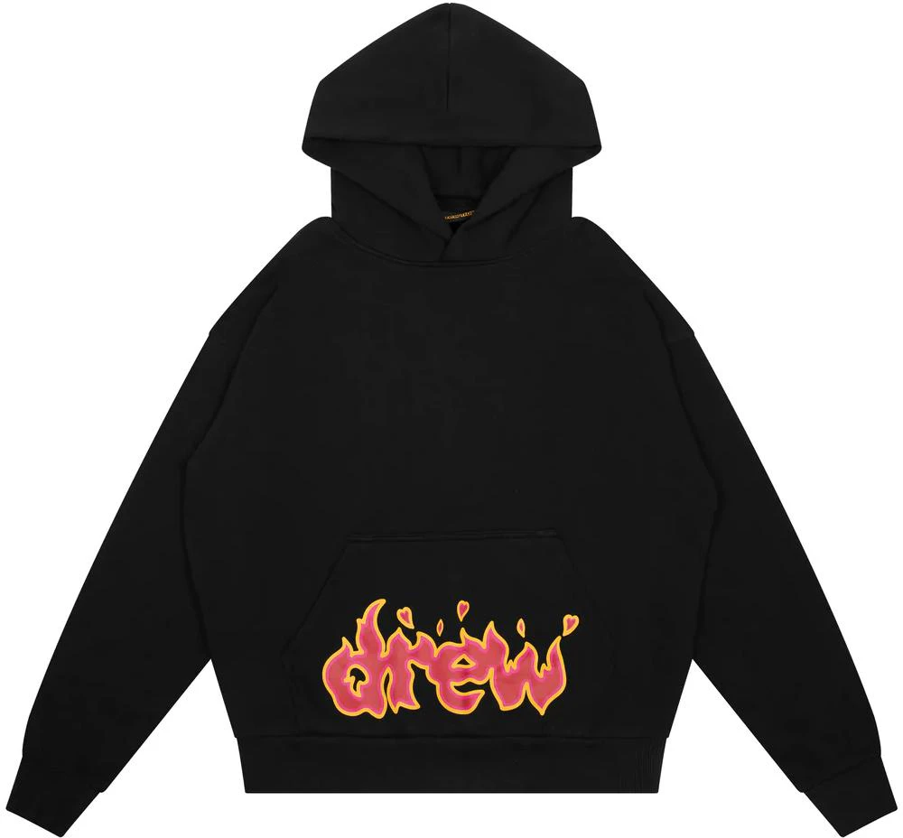 drew-house-flame-print-oversized-fleece-hoodie-unisex-black-dr-fw-22-426