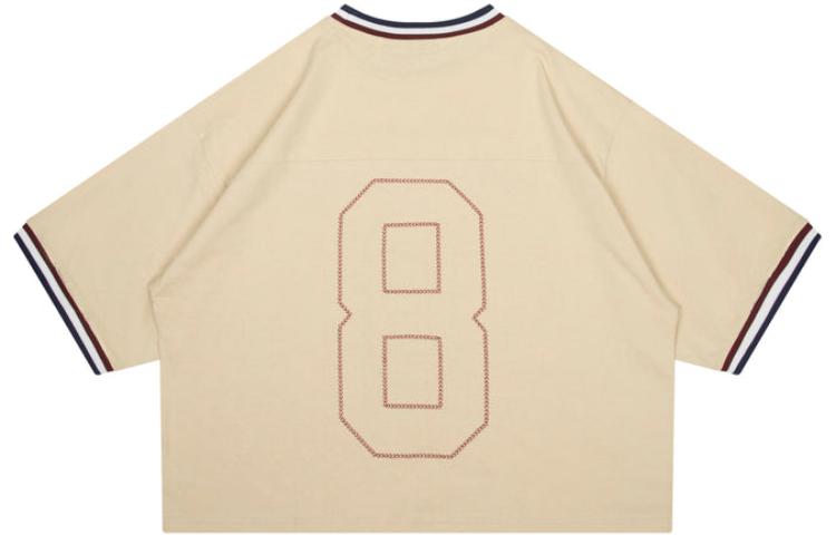 Lookbook Drew House 火焰系列 FW22 标志印花中袖T恤 男女同款 米白色 DR-FW22-468