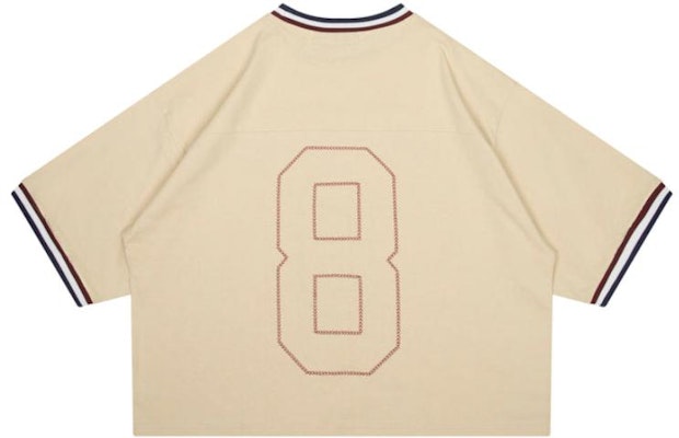 Drew House 火焰系列 FW22 标志印花中袖T恤 男女同款 米白色 DR-FW22-468 Lookbook Drew House 火焰系列 FW22 标志印花中袖T恤 男女同款 米白色 DR-FW22-468