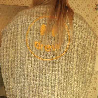 ドリューハウス フローラル FW22 ブルー ツイード カラーベスト ユニセックス 秋 DR-FW22-002 Purchase ドリューハウス フローラル FW22 ブルー ツイード カラーベスト ユニセックス 秋 DR-FW22-002