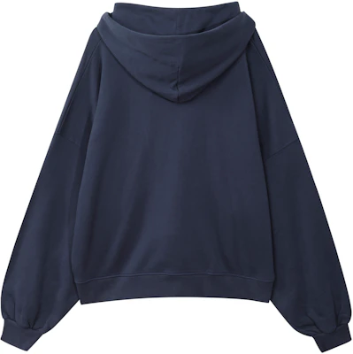 드류 하우스 플로럴 FW22 박스 후디 네이비 자수 로고 풀오버 유니섹스 네이비 블루. DW-FW22-266 Lookbook 드류 하우스 플로럴 FW22 박스 후디 네이비 자수 로고 풀오버 유니섹스 네이비 블루. DW-FW22-266