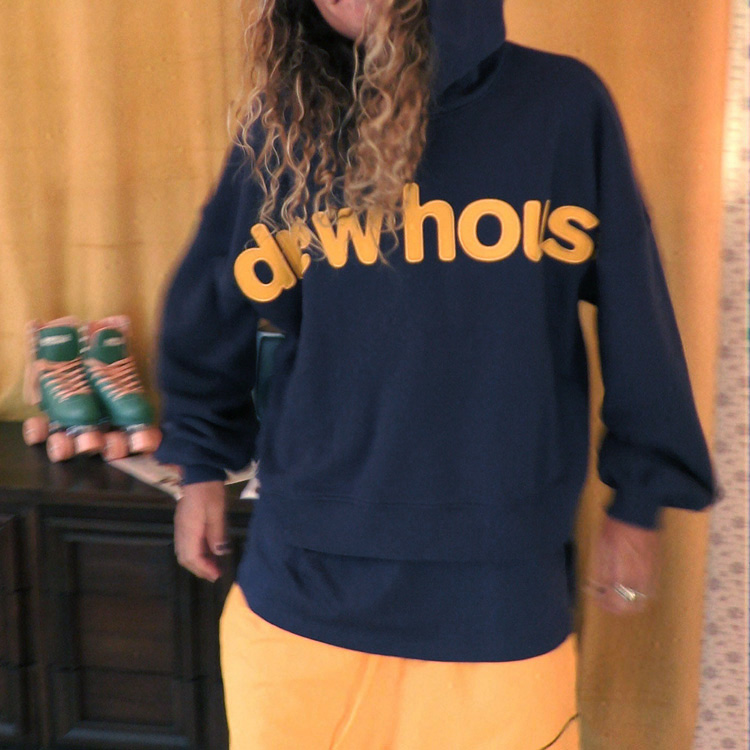 Drew House Floral FW22 Box Hoodie Navy Embroidered Logo Pullover Unisex Navy Blue. DW-FW22-266 圖 5