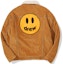 Lookbook Drew House Jaket Trucker Corduroy Camel Unisex Logo Smiley FW21. DR-FW21-116