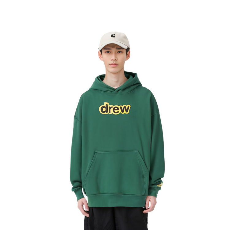 Purchase ドリューハウス FW21 フォレストグリーン シークレットロゴ フーディ ユニセックス. DR-FW21-108