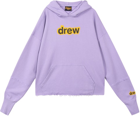 Drew House FW21 薰衣草標誌解構連帽衫 中性套頭款式。 DR-FW21-012 Order Drew House FW21 薰衣草標誌解構連帽衫 中性套頭款式。 DR-FW21-012