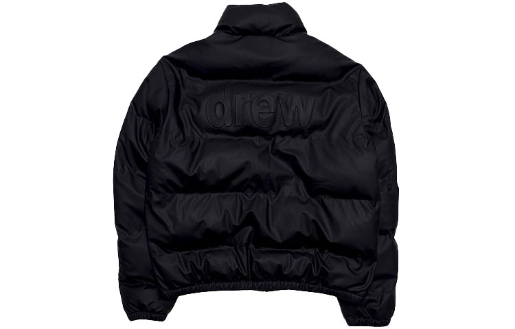 Lookbook ドリューハウス FW21 マスコット パファージャケット ブラック スマイリ ユニセックス 冬用コート DR-FW21-120