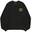 Order Drew House FW21 Mascot Waffle Sweater Hitam Smiley Crewneck Unisex Pullover DR-FW21-061
