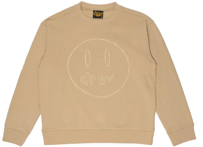 drew-house-fw-21-sketch-mascot-khaki-crewneck-sweatshirt-unisex-smiley-design-dh-vf-31222-smkh