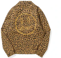 Order Drew House FW21 Smiley Cotton Twill Gas Jacket Cheetah Print Unisex Outerwear. DR-FW21-089