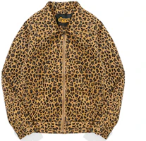 Lookbook Drew House FW21 Smiley Cotton Twill Gas Jacket Cheetah Print Unisex Outerwear. DR-FW21-089